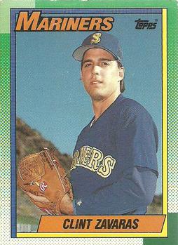 #89 Clint Zavaras - Seattle Mariners - 1990 O-Pee-Chee Baseball