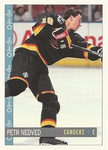 #89 Petr Nedved - Vancouver Canucks - 1992-93 O-Pee-Chee Hockey