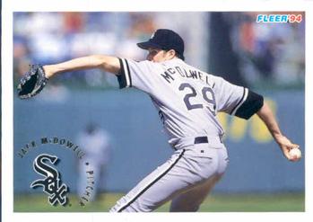 #89 Jack McDowell - Chicago White Sox - 1994 Fleer Baseball