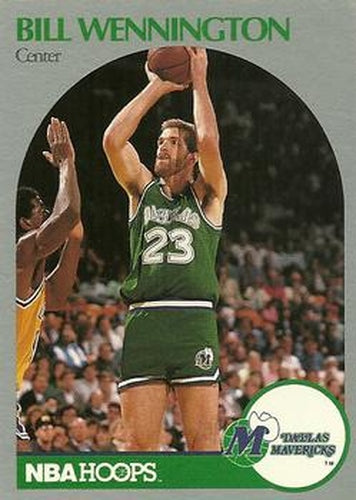 #89 Bill Wennington - Dallas Mavericks - 1990-91 Hoops Basketball