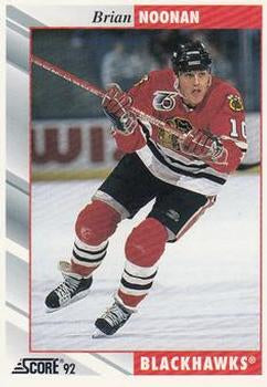 #89 Brian Noonan - Chicago Blackhawks - 1992-93 Score USA Hockey