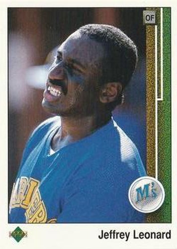 #789 Jeffrey Leonard - Seattle Mariners - 1989 Upper Deck Baseball