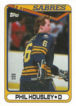 #89 Phil Housley - Winnipeg Jets - 1990-91 Topps Hockey