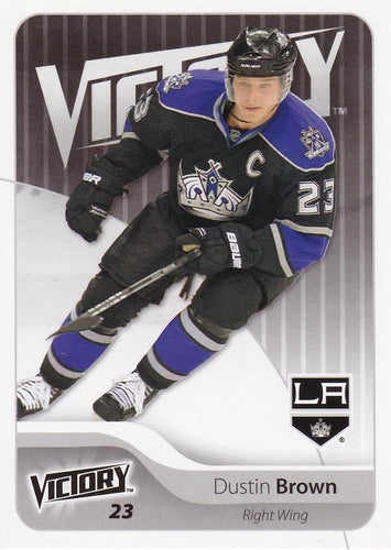 #89 Dustin Brown - Los Angeles Kings - 2011-12 Upper Deck Victory Hockey