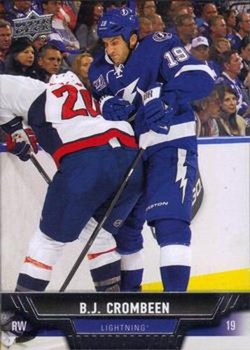 #89 B.J. Crombeen - Tampa Bay Lightning - 2013-14 Upper Deck Hockey