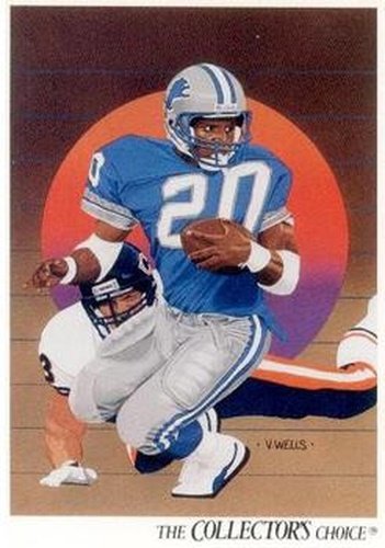 #89 Barry Sanders - Detroit Lions - 1991 Upper Deck Football