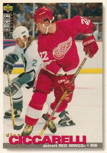 #89 Dino Ciccarelli - Detroit Red Wings - 1995-96 Collector's Choice Hockey