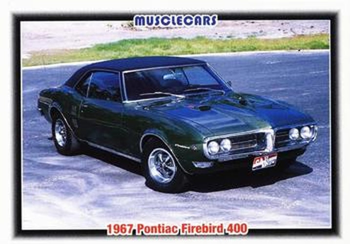 #89 1967 Pontiac Firebird 400 - 1992 Collect-A-Card Muscle Cars