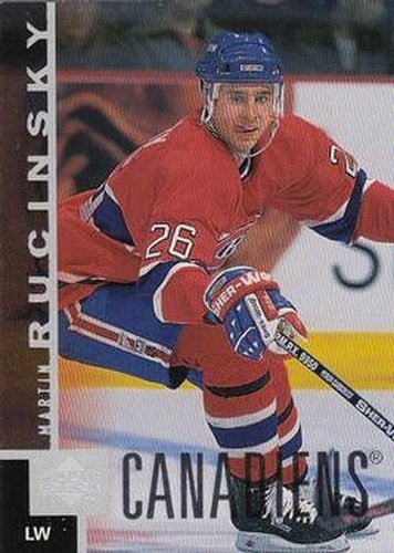 #89 Martin Rucinsky - Montreal Canadiens - 1997-98 Upper Deck Hockey