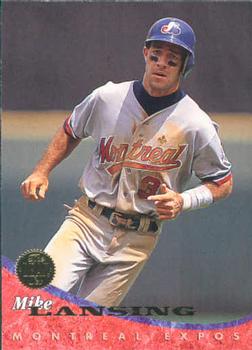 #89 Mike Lansing - Montreal Expos - 1994 Leaf Baseball