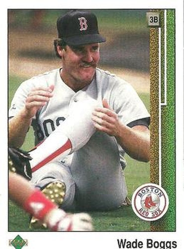 #389 Wade Boggs - Boston Red Sox - 1989 Upper Deck Baseball