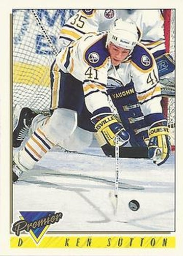 #89 Ken Sutton - Buffalo Sabres - 1993-94 O-Pee-Chee Premier Hockey