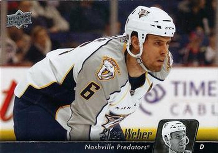 #89 Shea Weber - Nashville Predators - 2010-11 Upper Deck Hockey