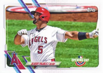 #89 Albert Pujols - Los Angeles Angels - 2021 Topps Opening Day Baseball