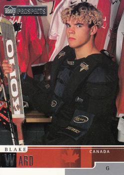 #89 Blake Ward - Canada - 1999-00 Upper Deck Prospects Hockey