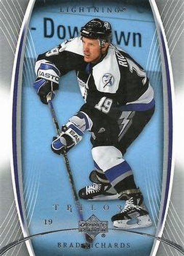 #89 Brad Richards - Tampa Bay Lightning - 2007-08 Upper Deck Trilogy Hockey