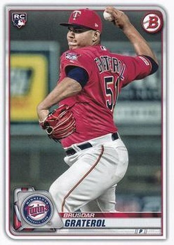 #89 Brusdar Graterol - Minnesota Twins - 2020 Bowman Baseball