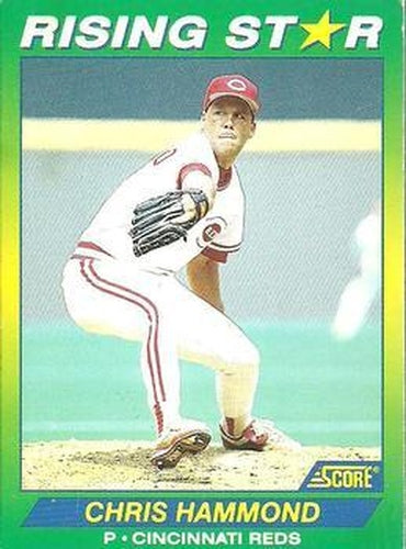 #89 Chris Hammond - Cincinnati Reds - 1992 Score 100 Rising Stars Baseball