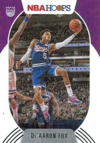 #89 De'Aaron Fox - Sacramento Kings - 2020-21 Hoops Basketball