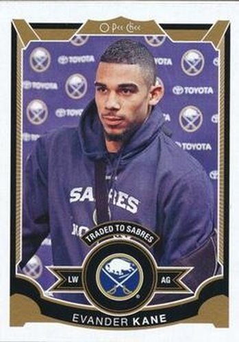 #89 Evander Kane - Buffalo Sabres - 2015-16 O-Pee-Chee Hockey