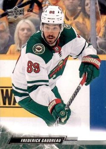 #89 Frederick Gaudreau - Minnesota Wild - 2022-23 Upper Deck Hockey