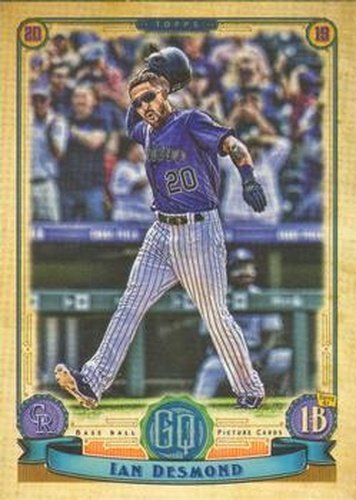 #89 Ian Desmond - Colorado Rockies - 2019 Topps Gypsy Queen Baseball