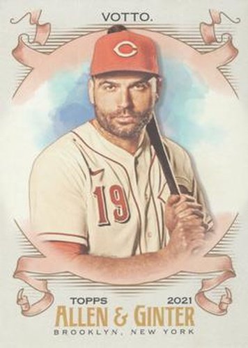 #89 Joey Votto - Cincinnati Reds - 2021 Topps Allen & Ginter Baseball