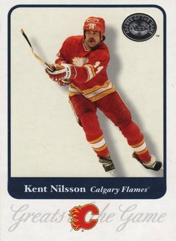 #89 Kent Nilsson - Calgary Flames - 2001-02 Fleer Greats of the Game Hockey