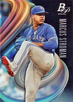 #89 Marcus Stroman - Toronto Blue Jays - 2018 Bowman Platinum Baseball