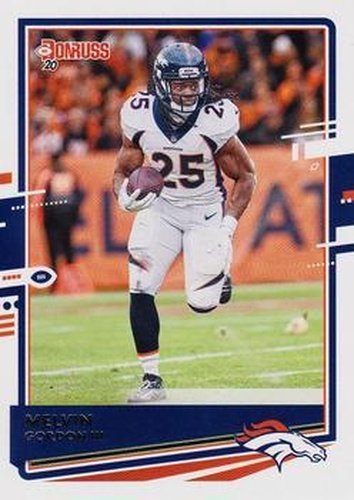 #89 Melvin Gordon III - Denver Broncos - 2020 Donruss Football