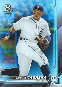 #89 Miguel Cabrera - Detroit Tigers - 2019 Bowman Platinum Baseball
