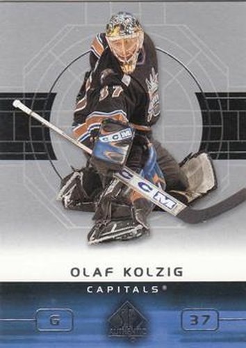 #89 Olaf Kolzig - Washington Capitals - 2002-03 SP Authentic Hockey