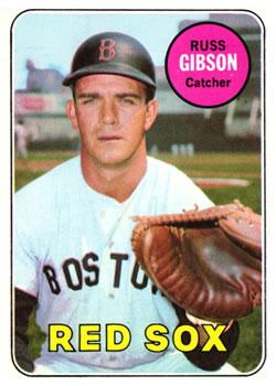 #89 Russ Gibson - Boston Red Sox - 1969 Topps Baseball
