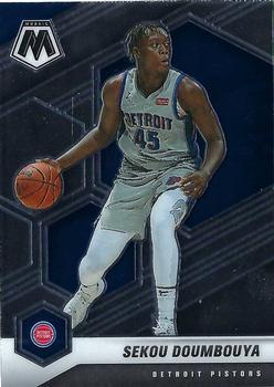 #89 Sekou Doumbouya - Detroit Pistons - 2020-21 Panini Mosaic Basketball