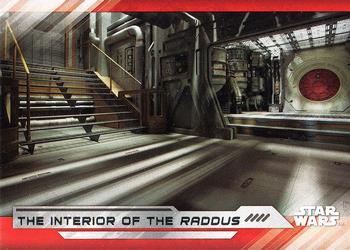 #89 The Interior of the Raddus - 2017 Topps Star Wars The Last Jedi