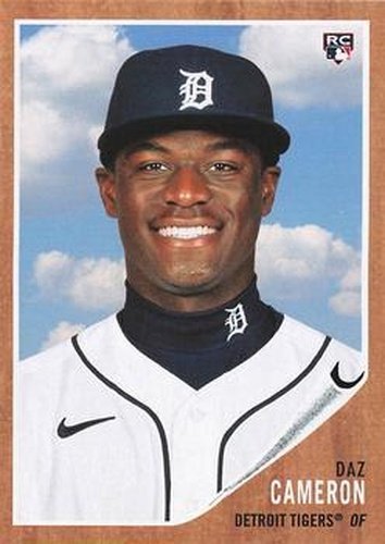 #89 Daz Cameron - Detroit Tigers - 2021 Topps Archives Baseball