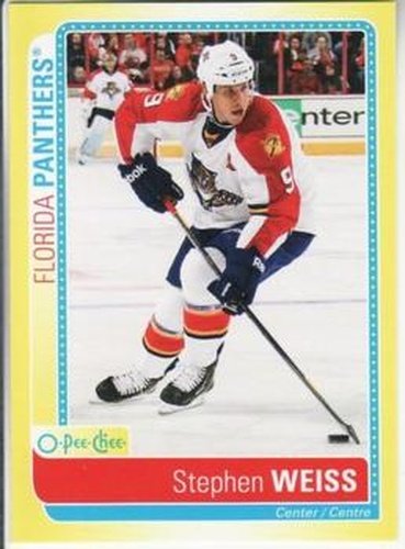 #S-SW Stephen Weiss - Florida Panthers - 2013-14 O-Pee-Chee Hockey - Stickers