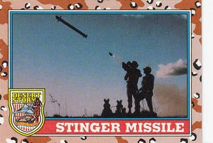 #89 Stinger Missile - 1991 Topps Desert Storm