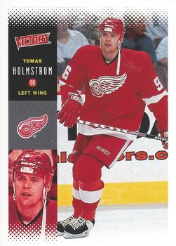 #89 Tomas Holmstrom - Detroit Red Wings - 2000-01 Upper Deck Victory Hockey