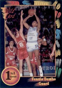 #89 Fennis Dembo - Wyoming Cowboys - 1991-92 Wild Card Basketball