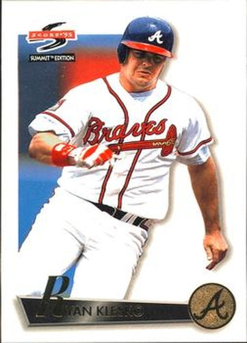 #89 Ryan Klesko - Atlanta Braves - 1995 Summit Baseball