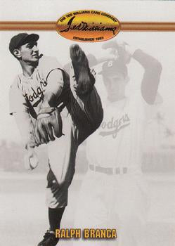 #8 Ralph Branca - Brooklyn Dodgers - 1993 Ted Williams Baseball