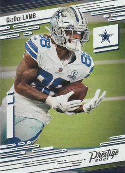 #8 CeeDee Lamb - Dallas Cowboys - 2021 Panini Prestige Football