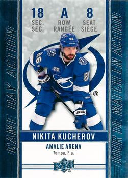 #GDA-8 Nikita Kucherov - Tampa Bay Lightning - 2018-19 Upper Deck Tim Hortons Hockey - Game Day Action