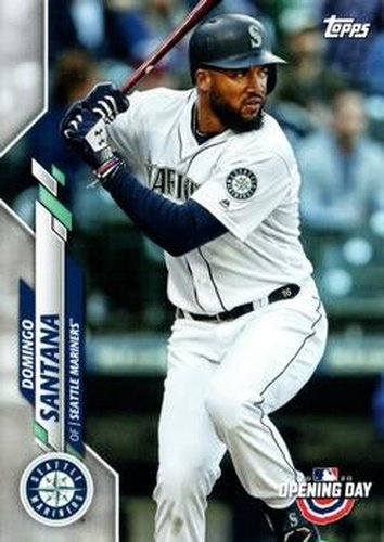 #8 Domingo Santana - Seattle Mariners - 2020 Topps Opening Day Baseball