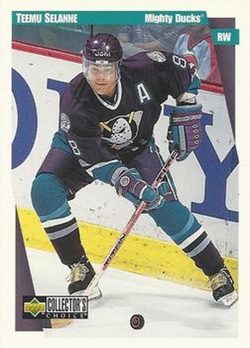 #8 Teemu Selanne - Anaheim Mighty Ducks - 1997-98 Collector's Choice Hockey