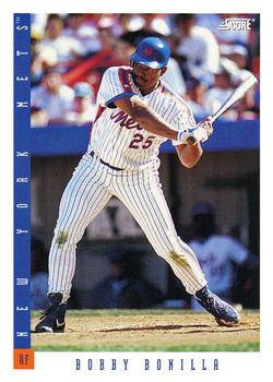 8 Bobby Bonilla - New York Mets - 1993 Score Baseball – Isolated Cards