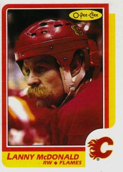 #8 Lanny McDonald - Calgary Flames - 1986-87 O-Pee-Chee Hockey