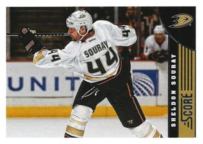 #8 Sheldon Souray - Anaheim Ducks - 2013-14 Score Hockey