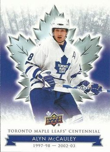 #8 Alyn McCauley - Toronto Maple Leafs - 2017 Upper Deck Toronto Maple Leafs Centennial Hockey